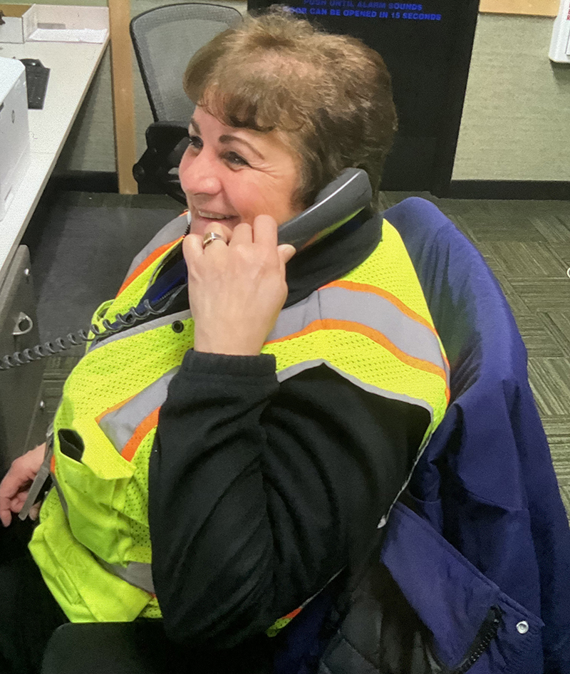 Alaska Airlines customer service agent, Candy